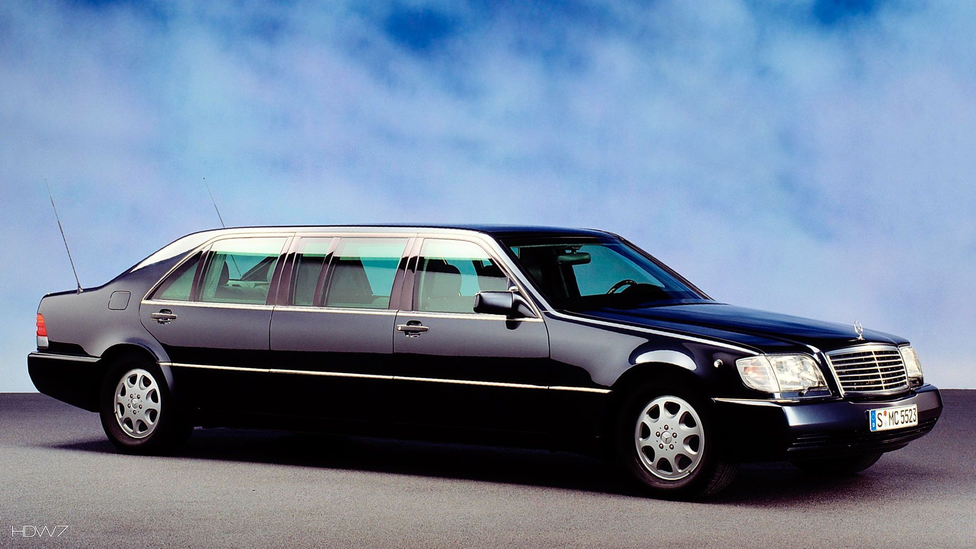 mercedes benz s class pullman w140 car HD wallpaper. HD wallpaper