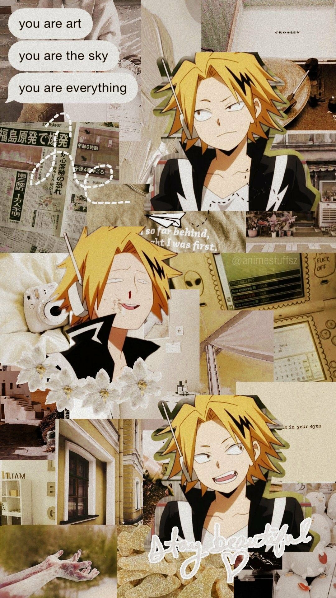 Kaminari Denki. Hero wallpaper, Cute anime wallpaper, Cute wallpaper