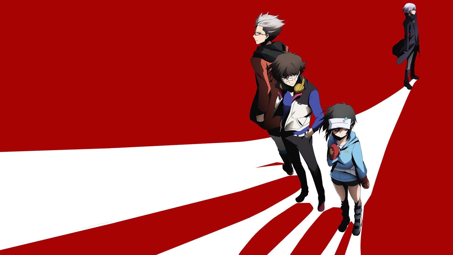 I loved the ending of Hamatora so I made a wallpaper out