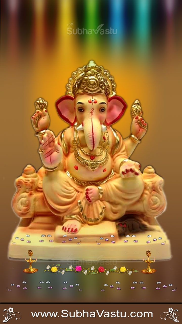 God Ganesh In Yellow Lights Bokeh Background Ganesh HD wallpaper  Peakpx