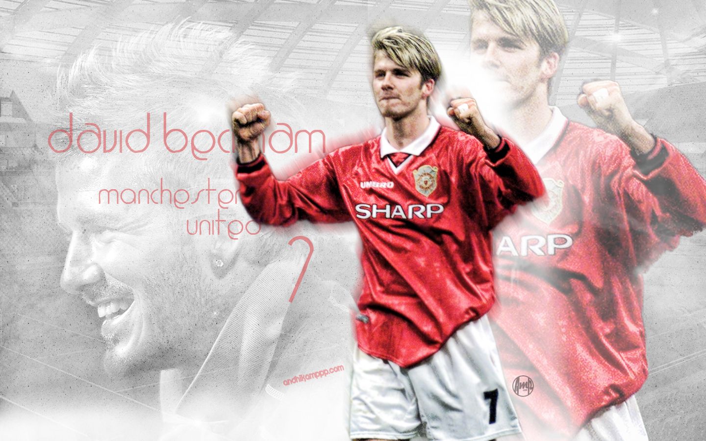 David Beckham Manchester United Wallpaper HD