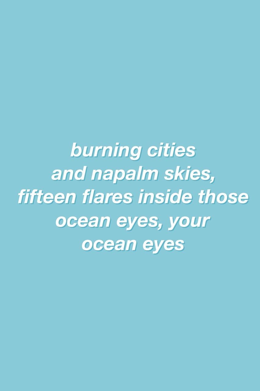 Ocean Eyes//Billie Eilish shared by 天の川 ♡゛