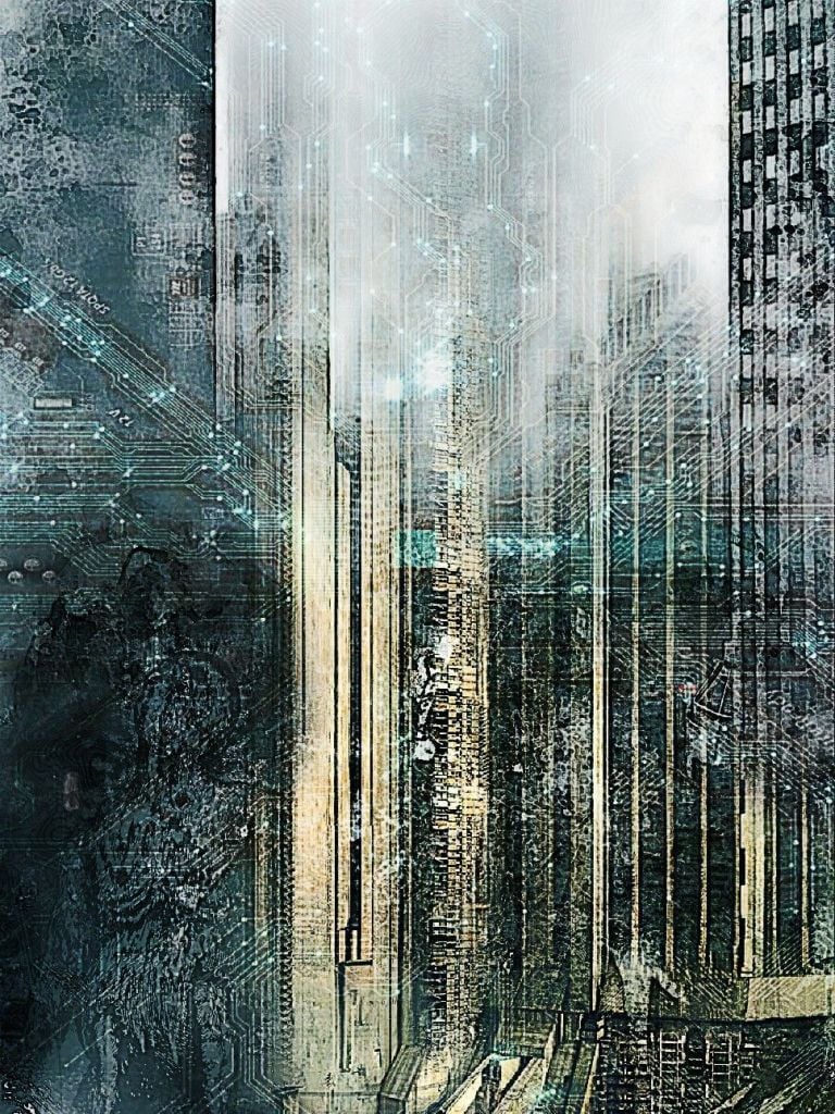 Free download Background dystopian city