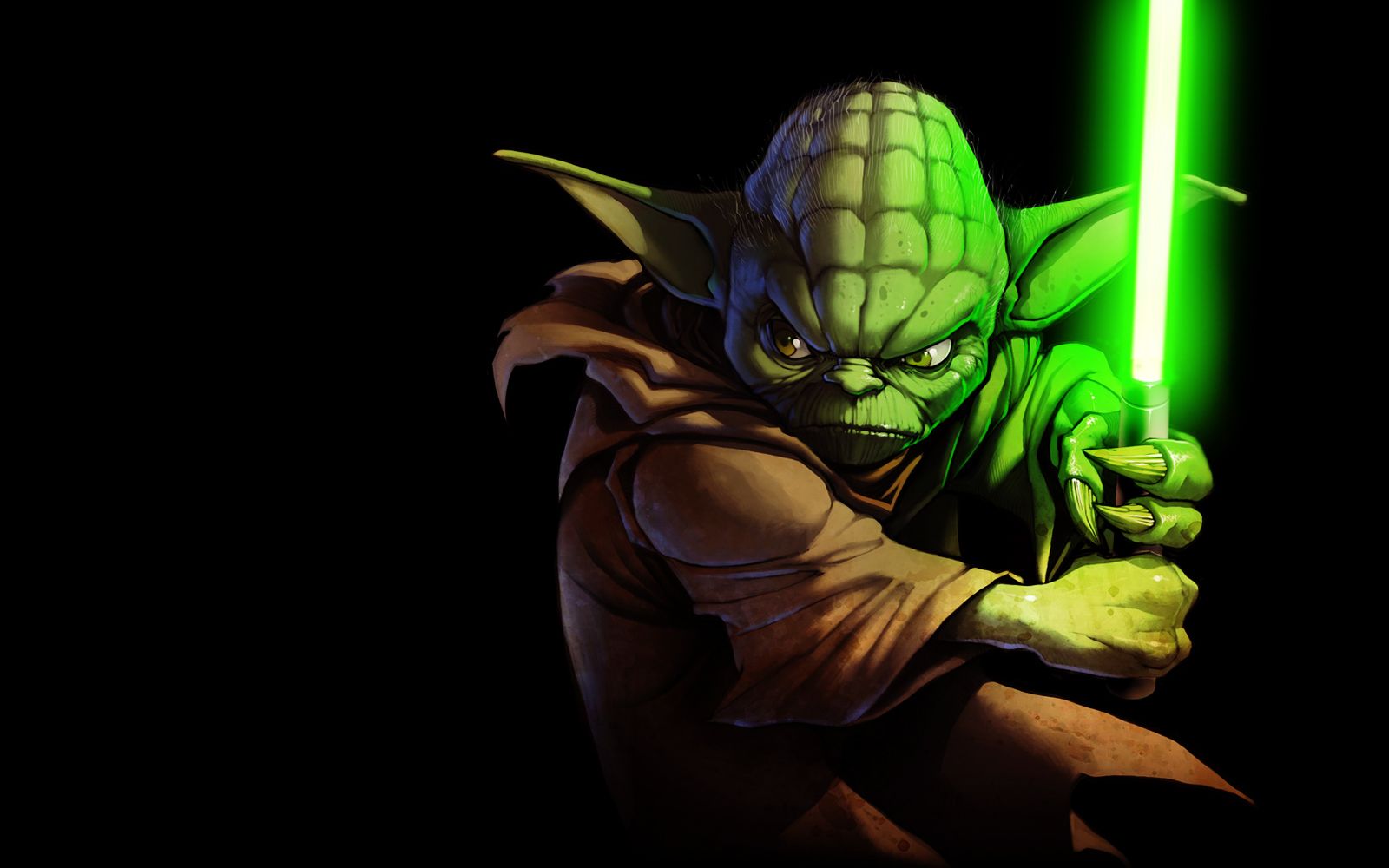 Desktop Wallpaper: Master Yoda Star Wars HD Wallpaper