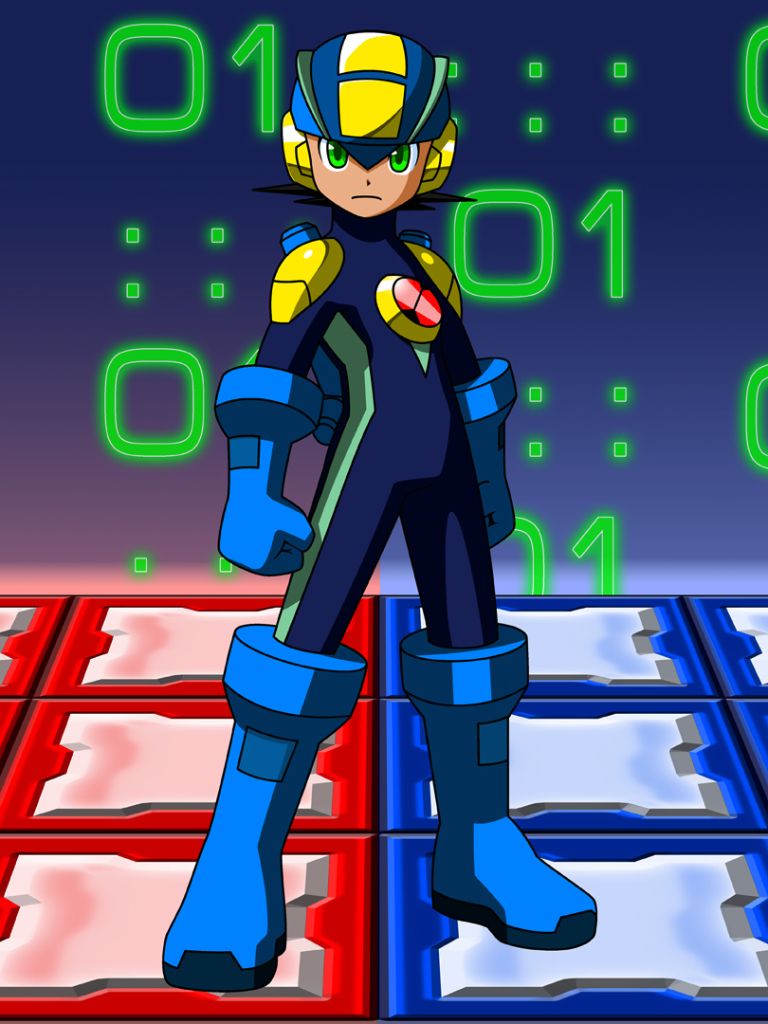 Video Game Mega Man Battle Network (768x1024) Wallpaper