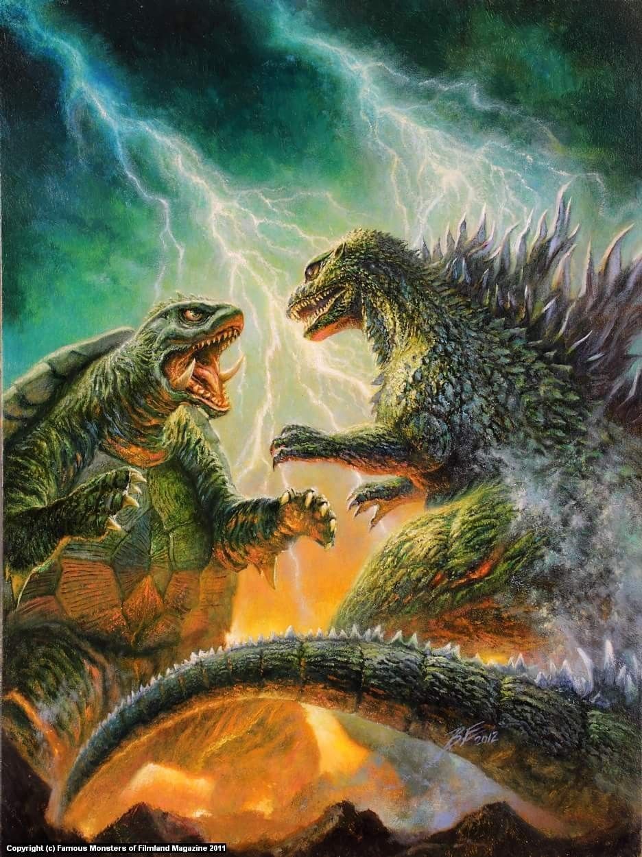 Godzilla vs Gamera. Godzilla, Kaiju monsters
