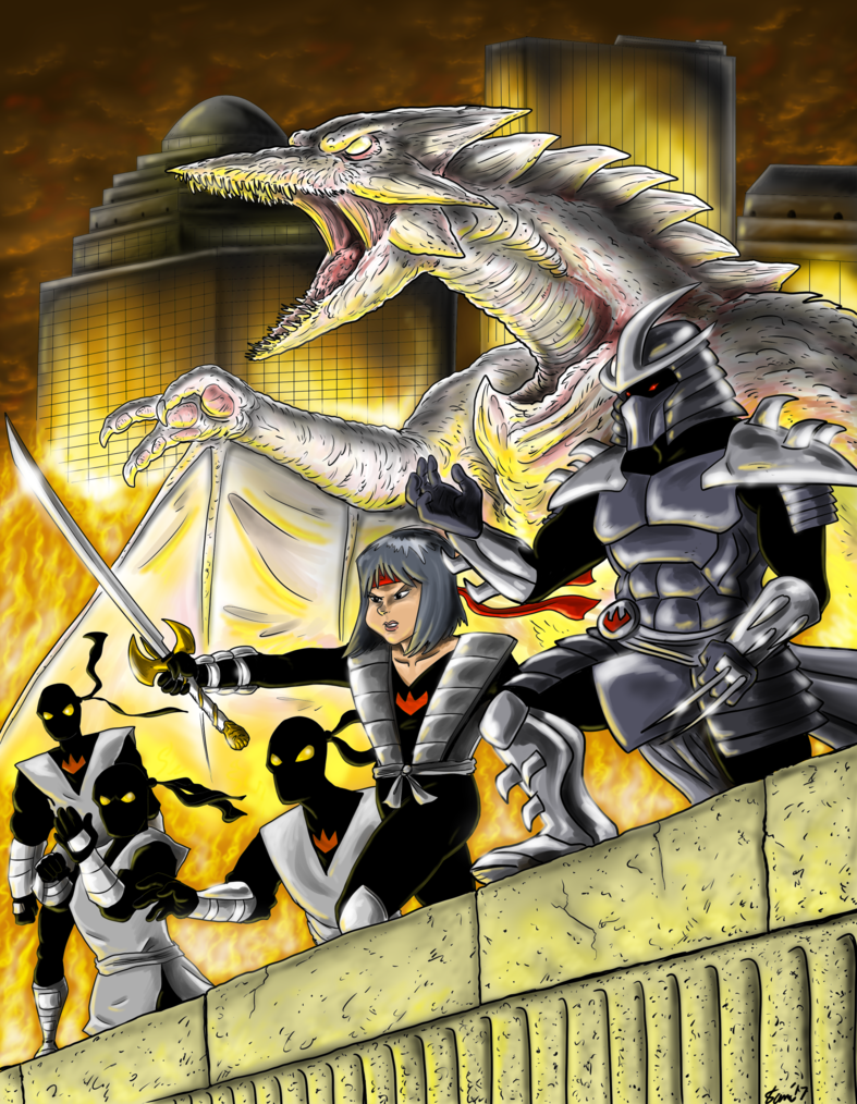 COM Fear The Foot! (Gamera TMNT) By Kaijukid By SXGodzilla