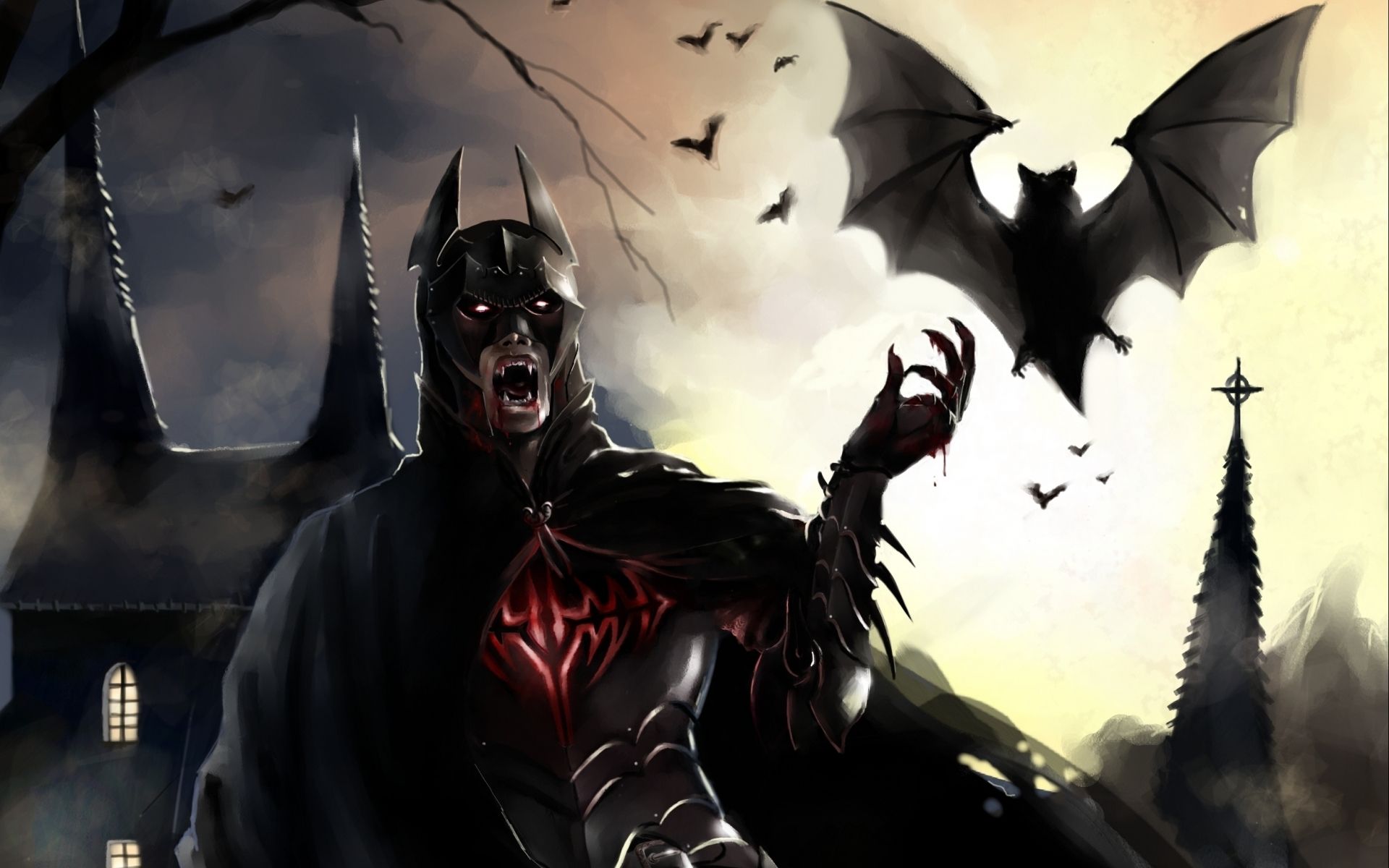 Movies video games comics batman dark horror fantasy wallpaper