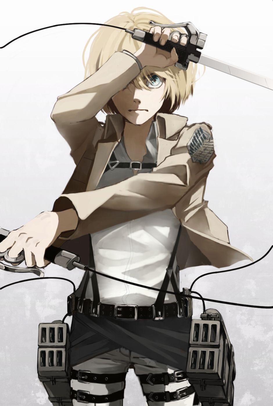 Download Bloody Armin Arlert Wallpaper  Wallpaperscom