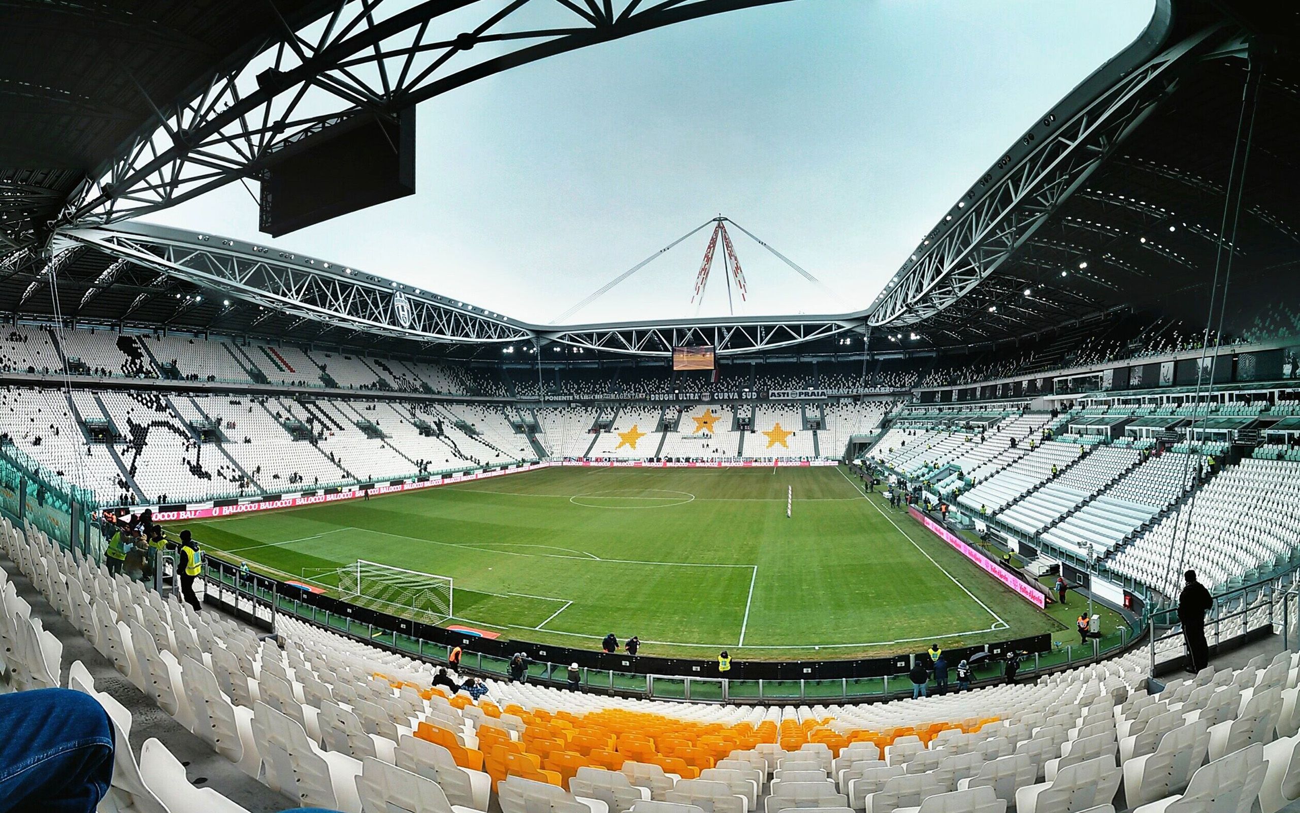 Download wallpaper Juventus Stadium, empty stadium, football