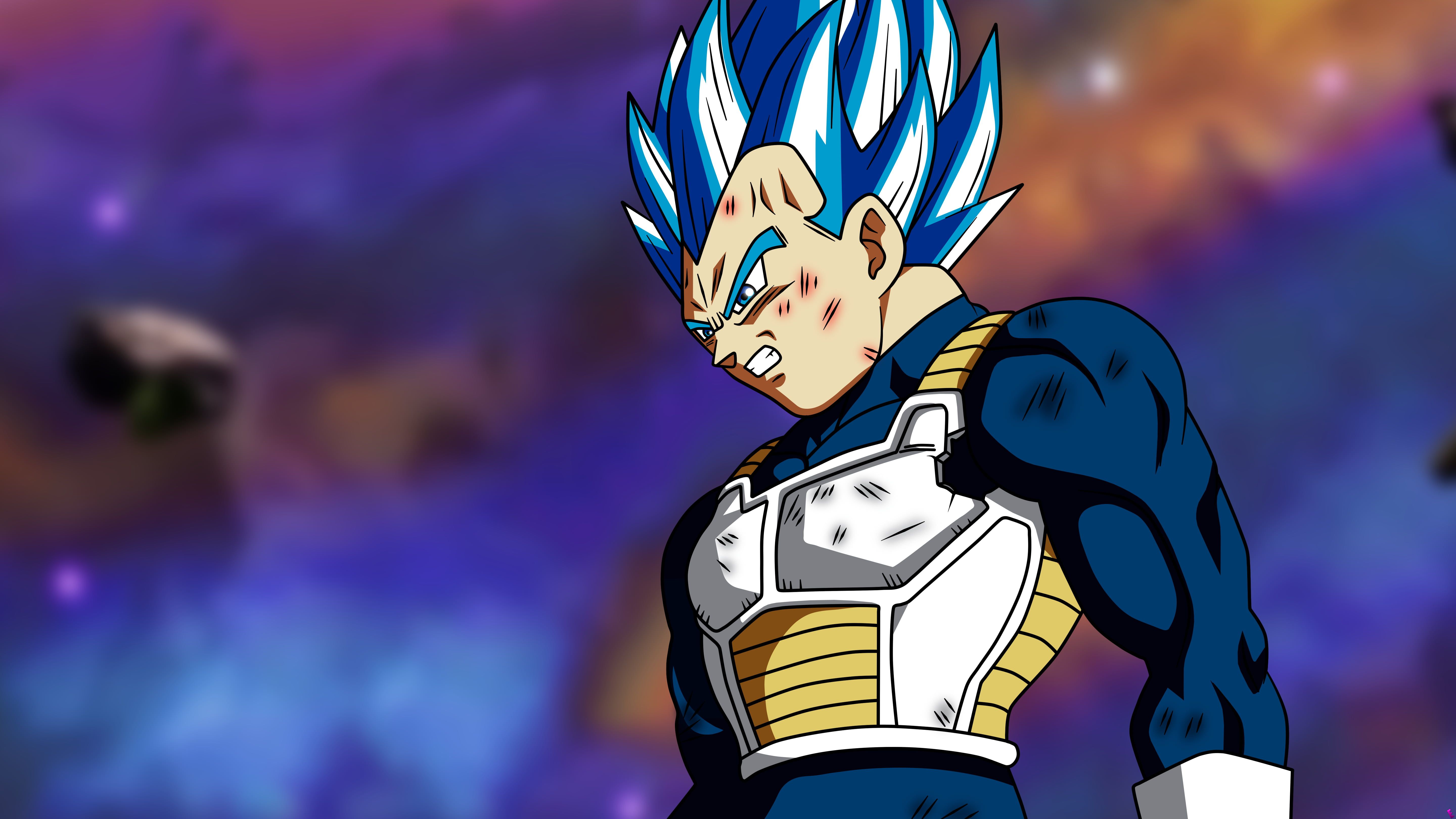 Blue Super Saiyan God Vegeta Wallpaper & Background Download
