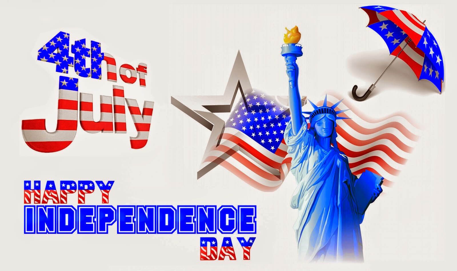 America Us Independence Day 4th July HD Liberty Statue Wallpaper
