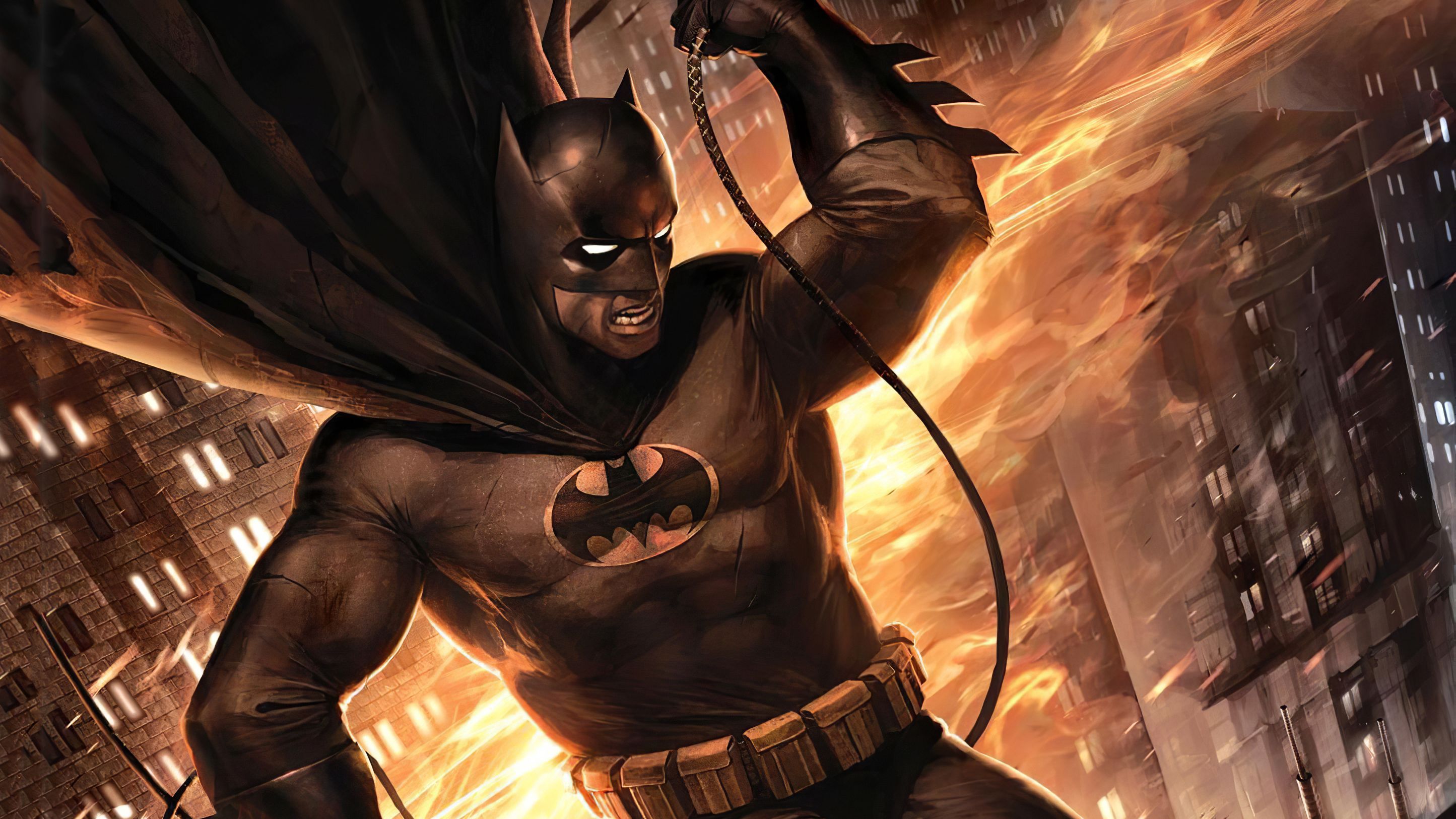 Batman The Dark Knight Returns Artwork 1366x768