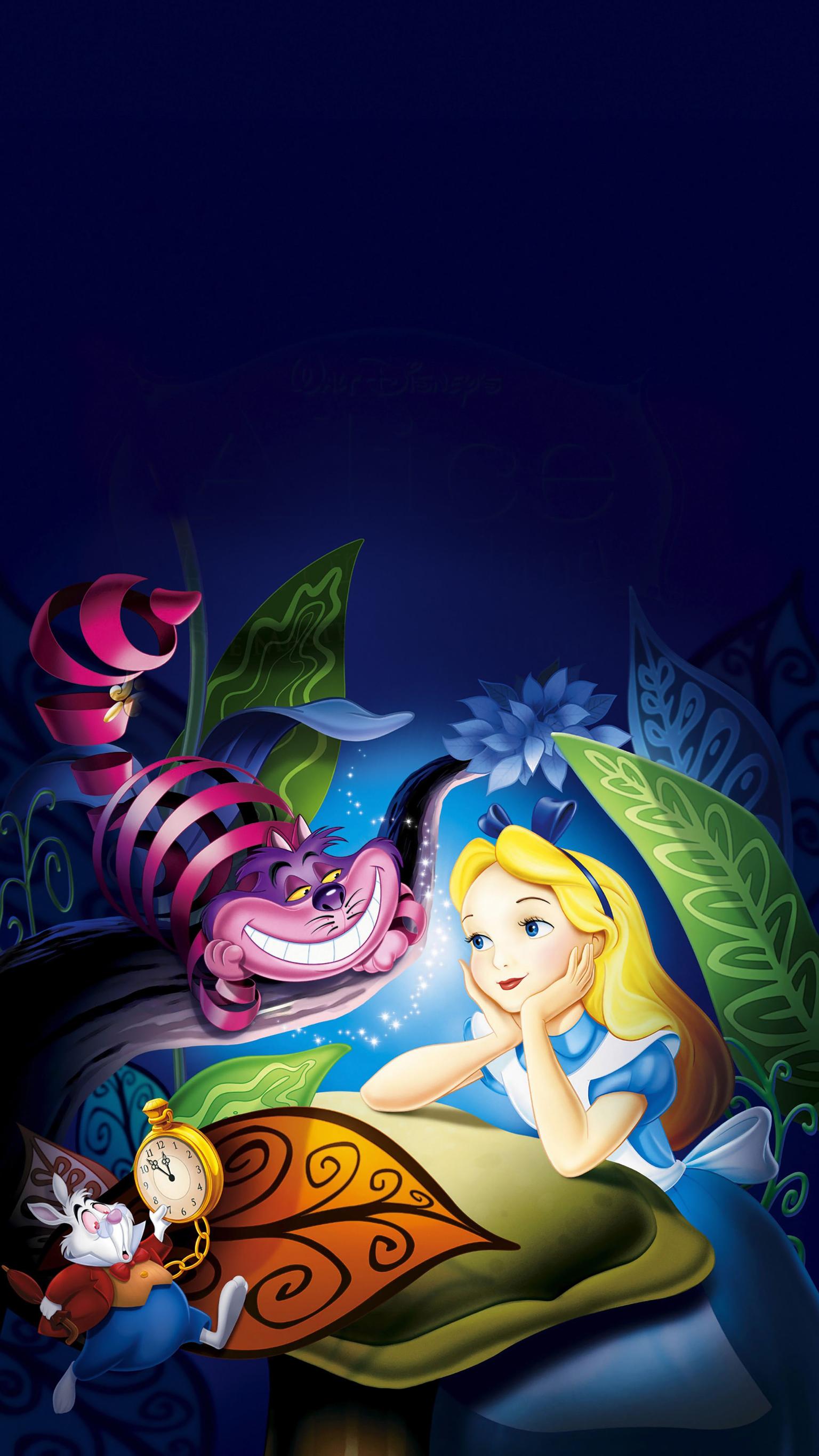 Alice in Wonderland Phone Wallpaper
