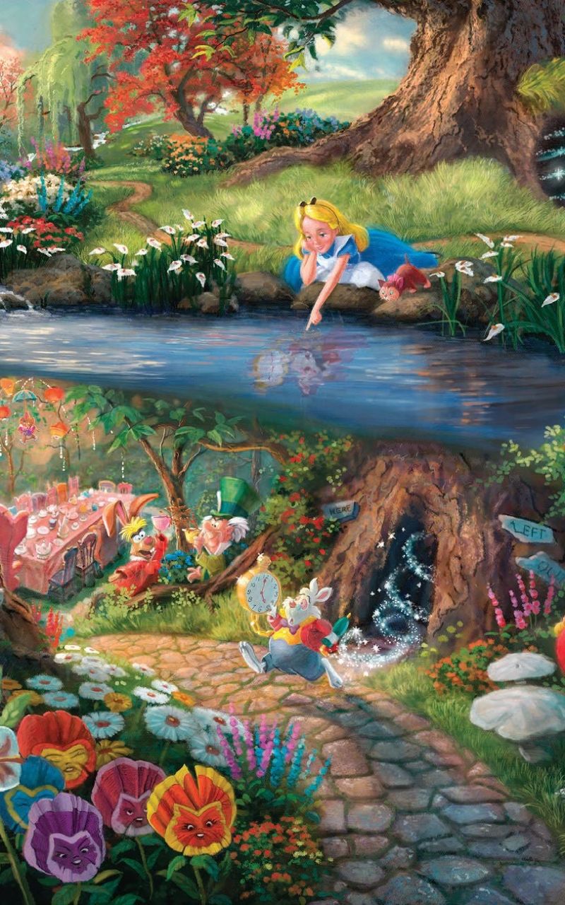 Movie Alice In Wonderland (800x1280) Wallpaper