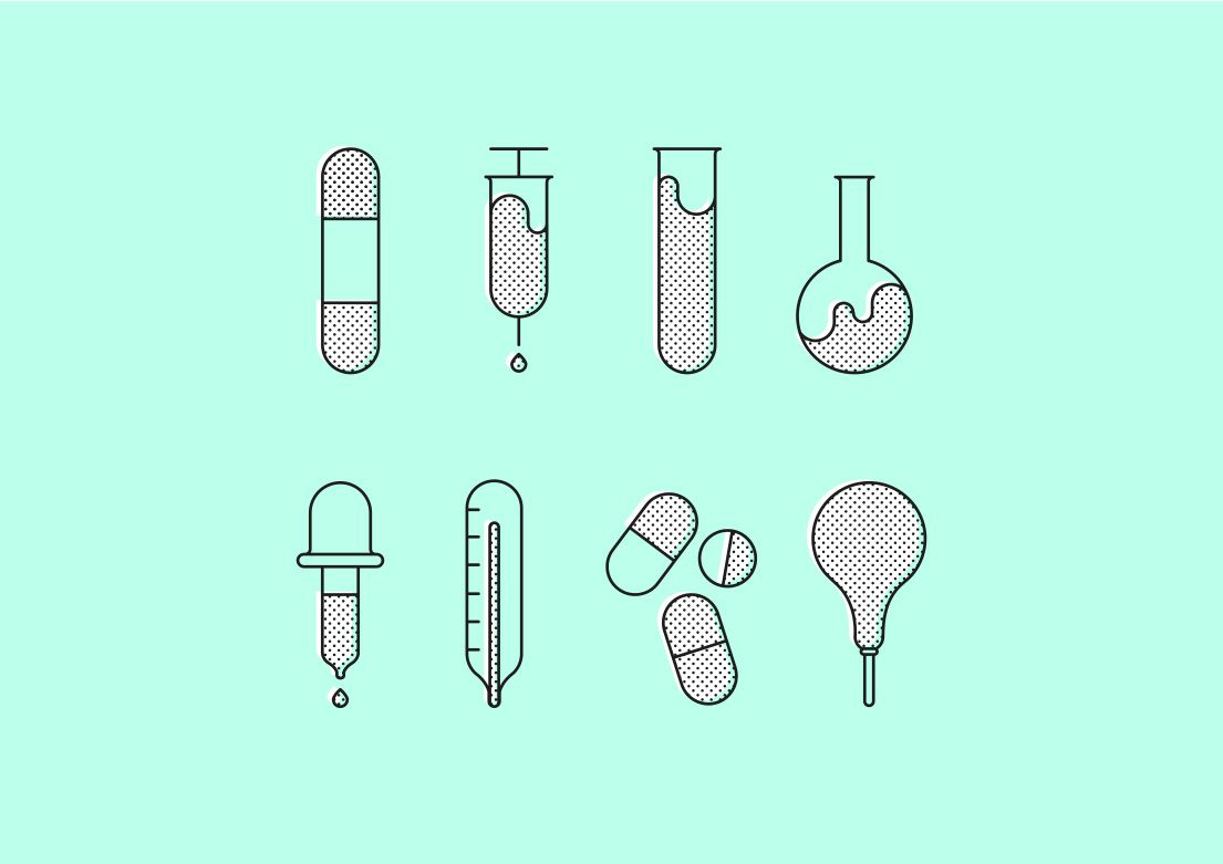 Pharmacy Icon set DOWNLOAD. Free icon set
