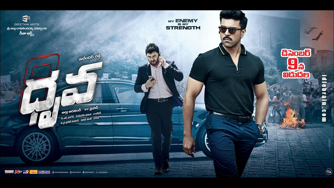 Dhruva wallpaper cinema posters Charan & Rakul