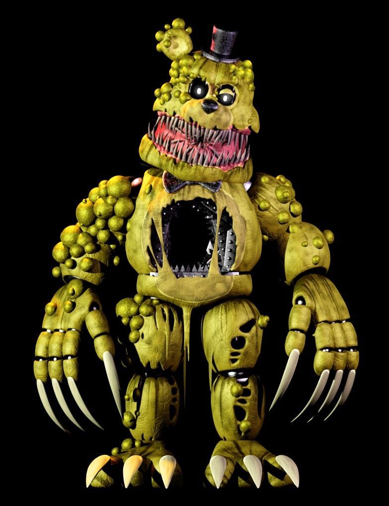 Ignited Golden Freddy Wallpapers Wallpaper Cave