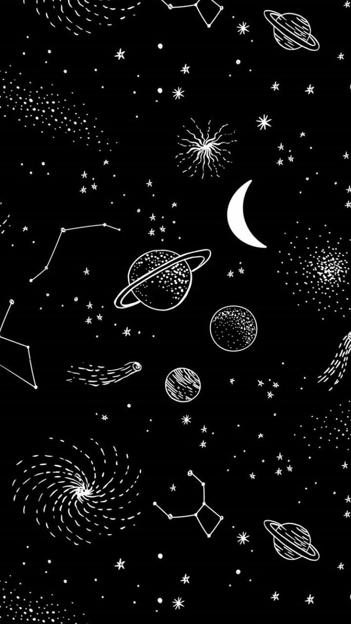 Black And White Space Aesthetic Wallpapers - Wallpaper Cave