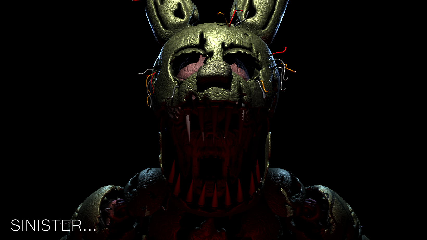 Sinister fnaf. ФНАФ Синистер турмоил Бонни. АНИМАТРОНИКИ Синистер Бонни.