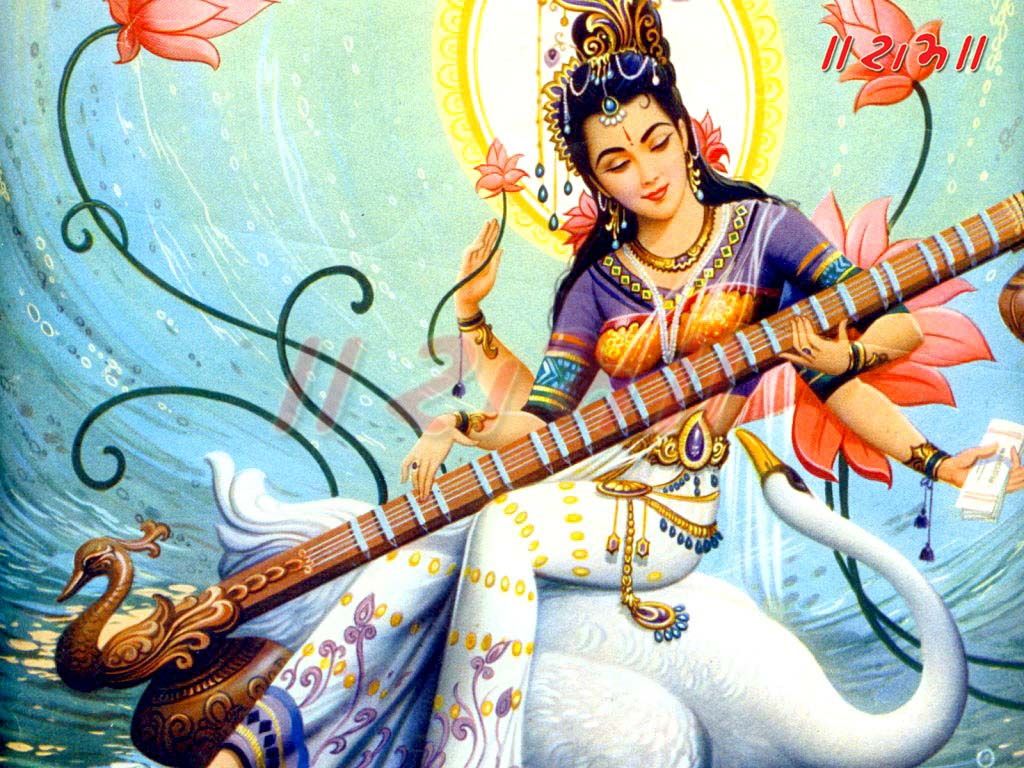 Maa Saraswati Image. Goddess Image and Wallpaper