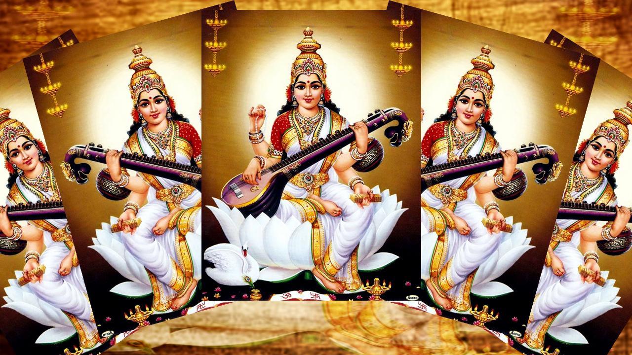 Saraswati Mata HD Wallpaper for Android