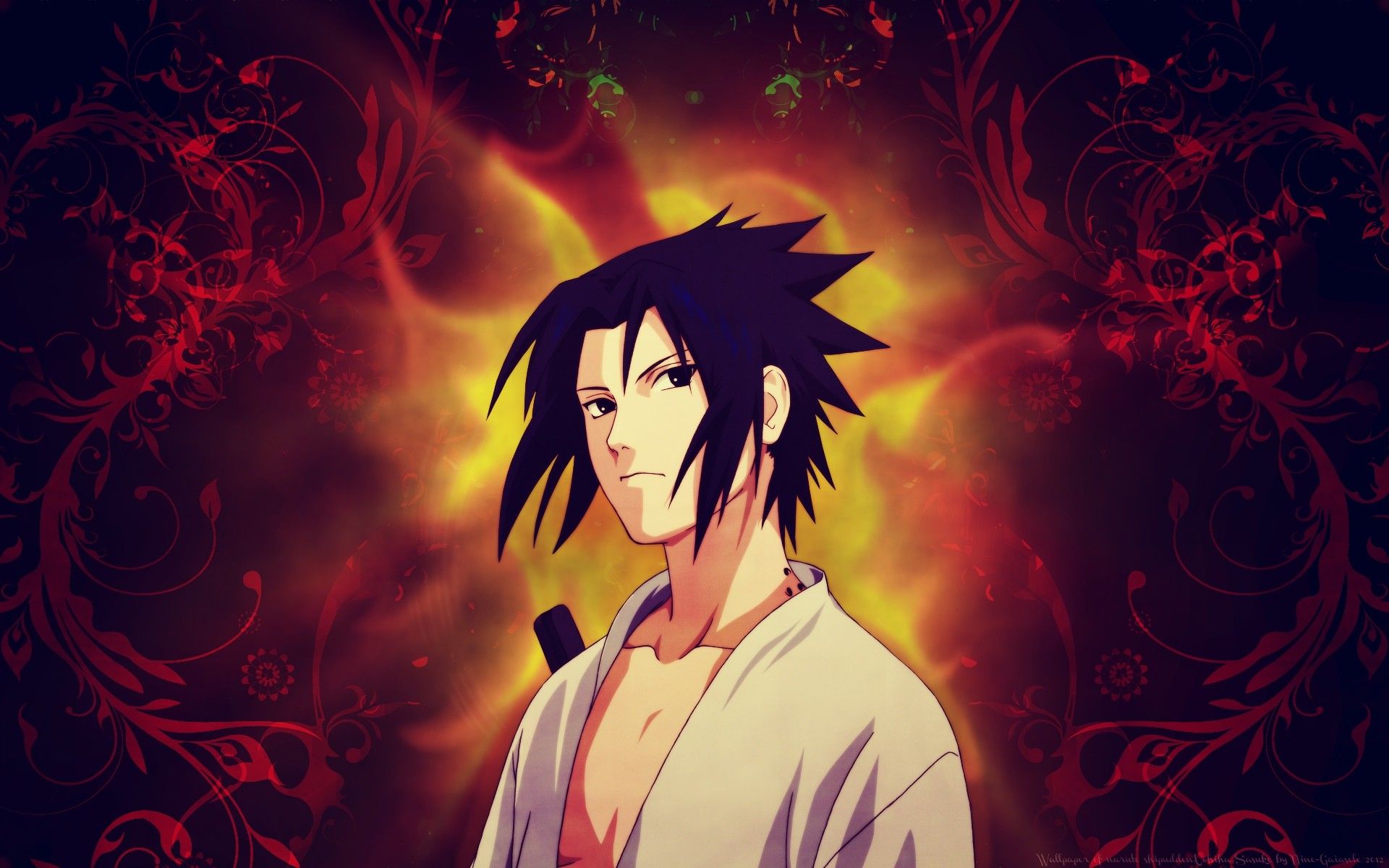 Free download Mark HD Dekstop Wallpaper Uchiha Sasuke Naruto