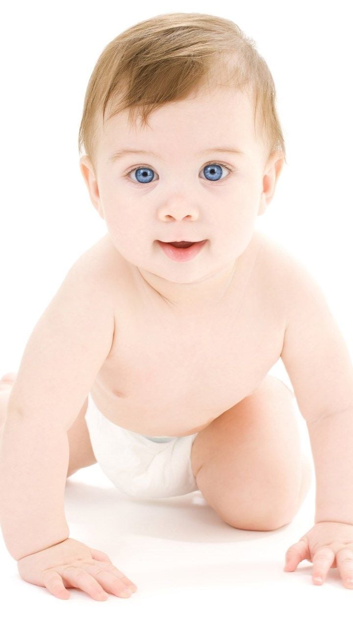 Cute Baby Wallpaper For Android Mobile Baby Blue Eyes