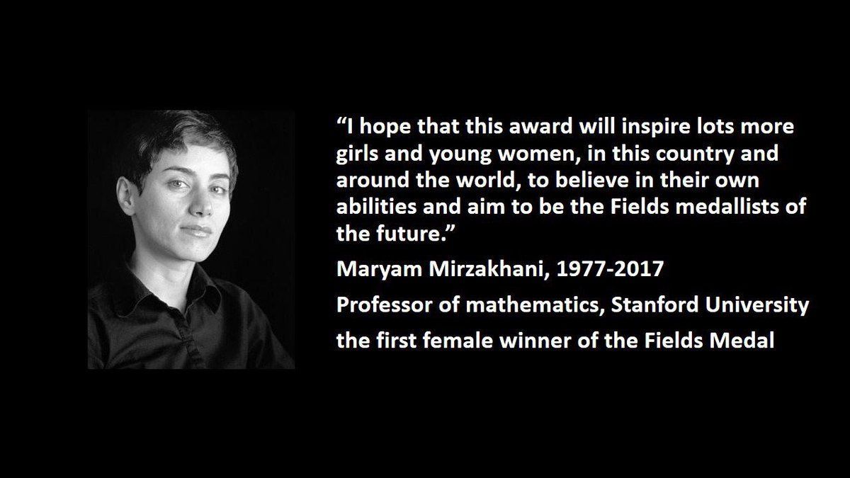 12) Maryam Mirzakhani Search. Inspirational people