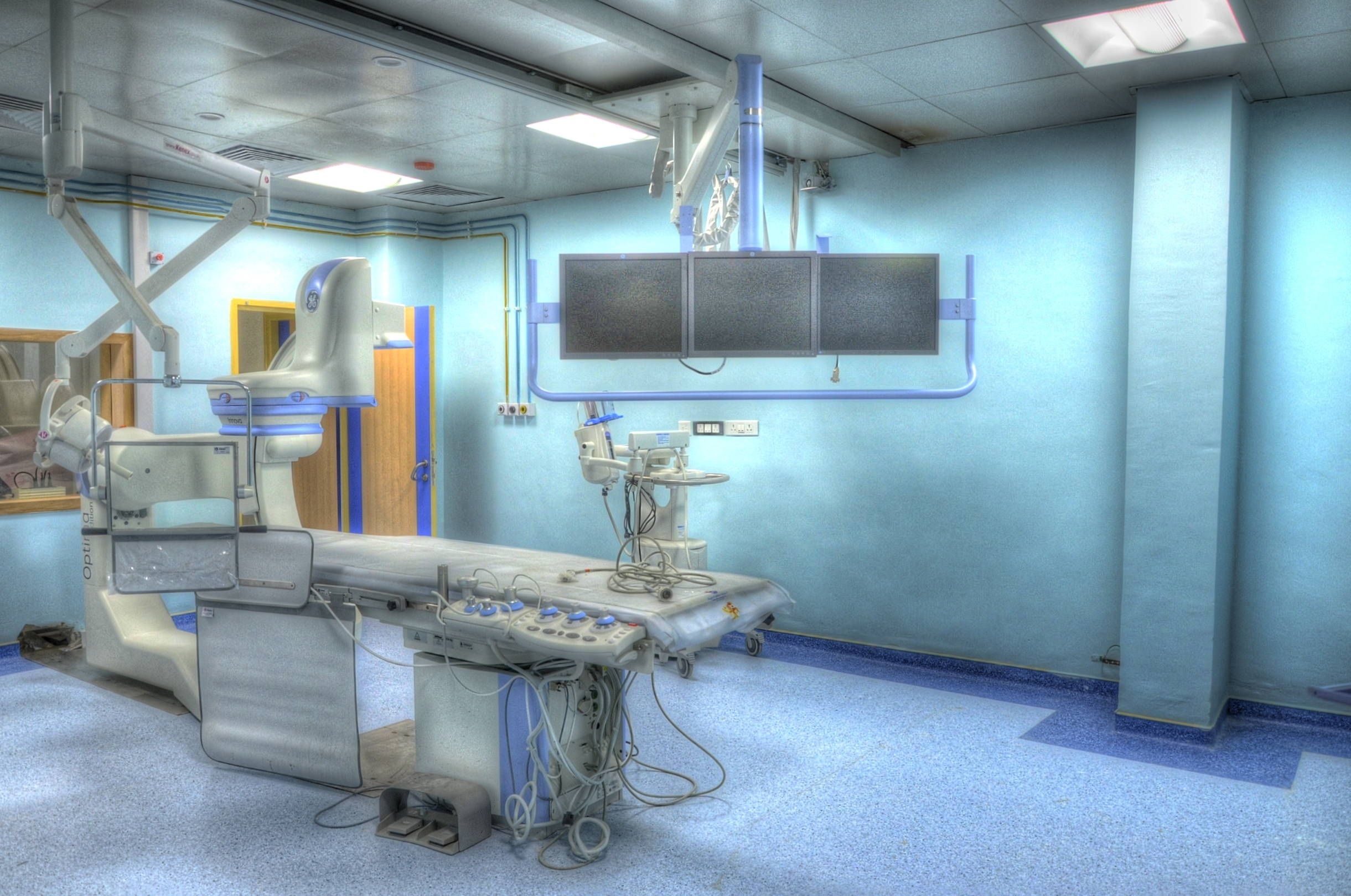 A hospital operating theater