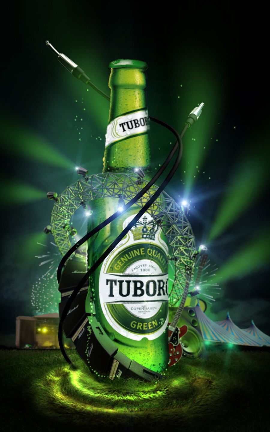 Tuborg Rebrand 'Festival' By Paul Clements. Beer