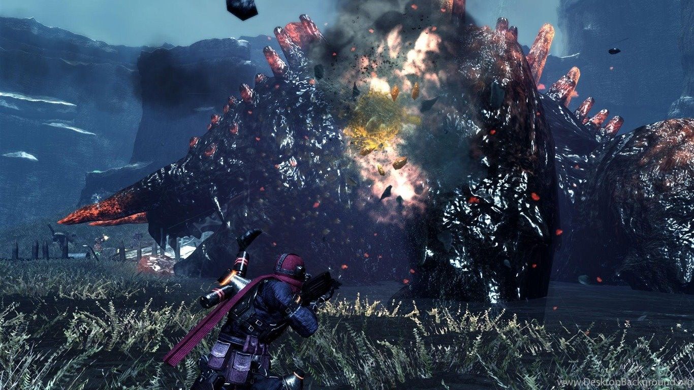 Wallpaper Nukes Lost Planet Nuke 1366x768 Desktop Background