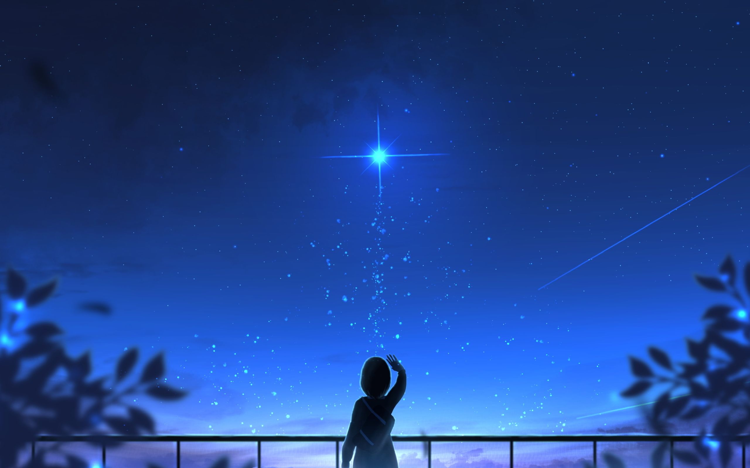 Broken Girl Looking At Sky 2560x1600 Resolution