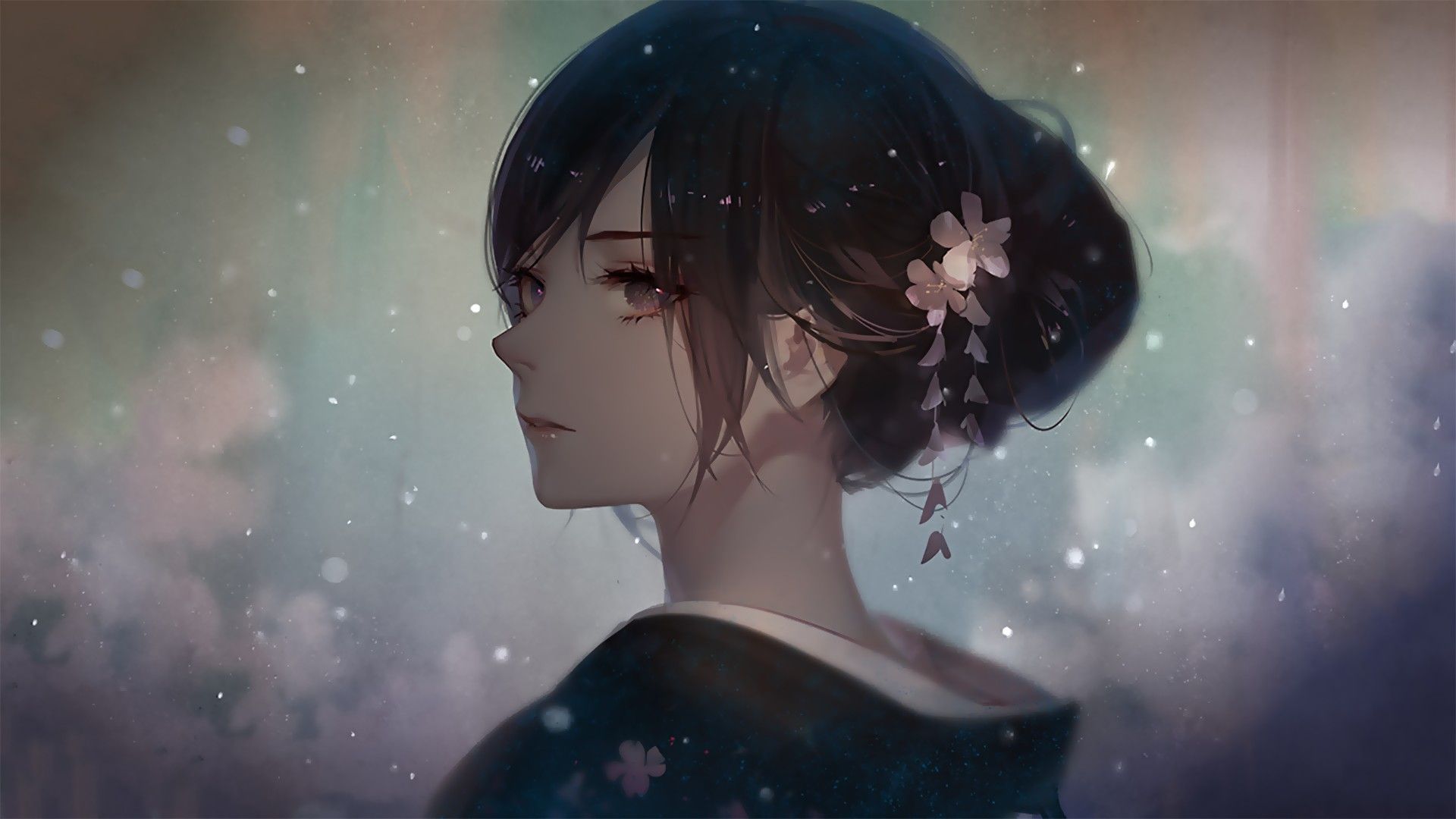 brunette, Anime girls Wallpaper HD / Desktop and Mobile Background