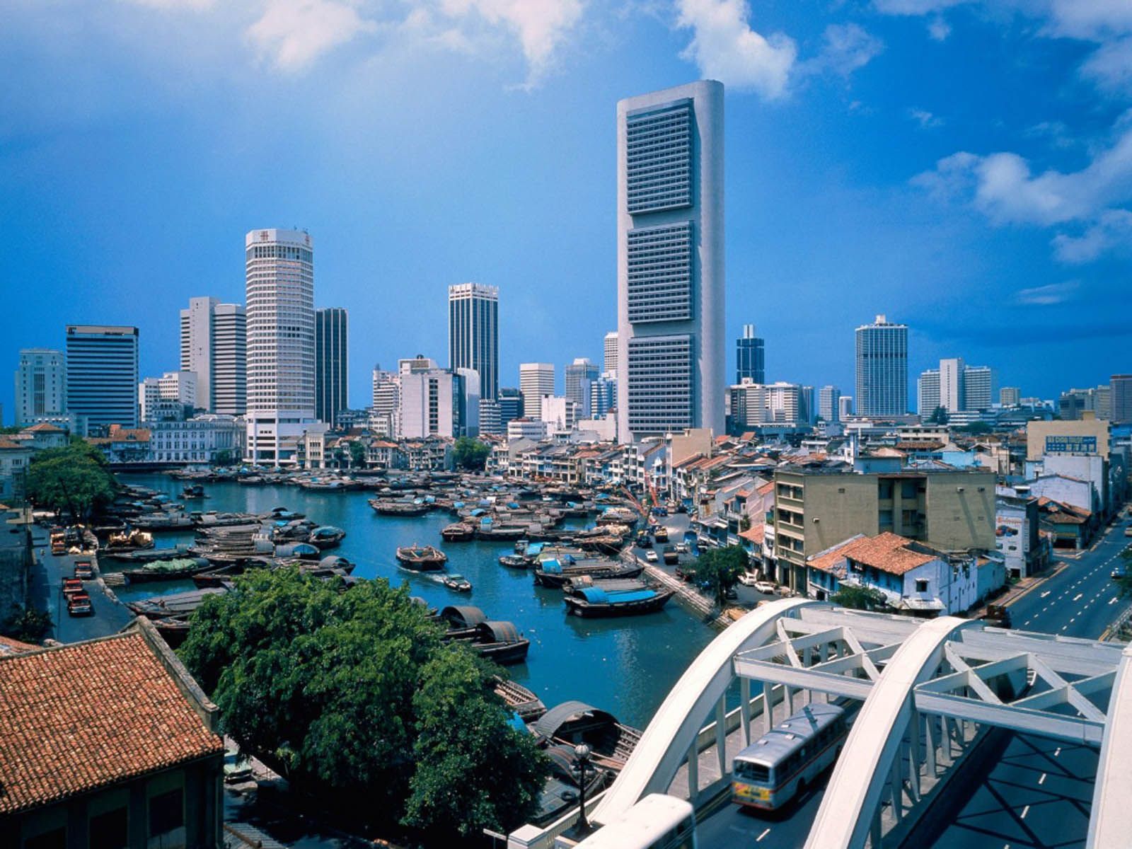 Desktop Wallpaper: Singapur City Desktop Wallpaper