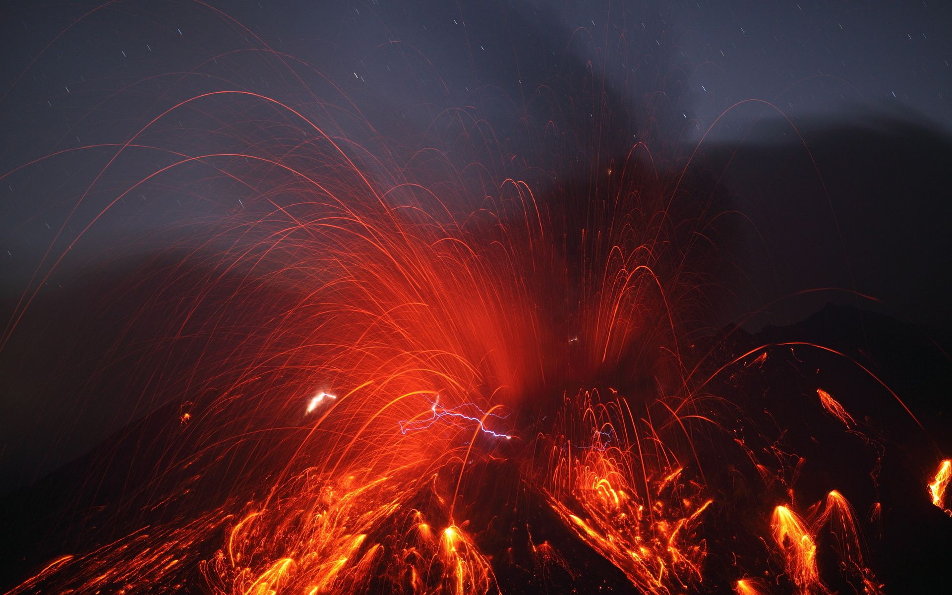 Top Nature Desktop Background: Volcano 4K Ultra HD. .Ssoflx