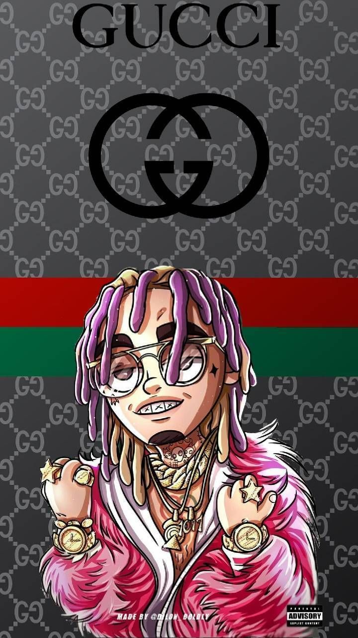 Download Gucci Lil Pump wallpaper by noel_645 now. Browse mil. Gucci wallpaper iphone, Graffiti wallpaper iphone, Hypebeast iphone wallpaper