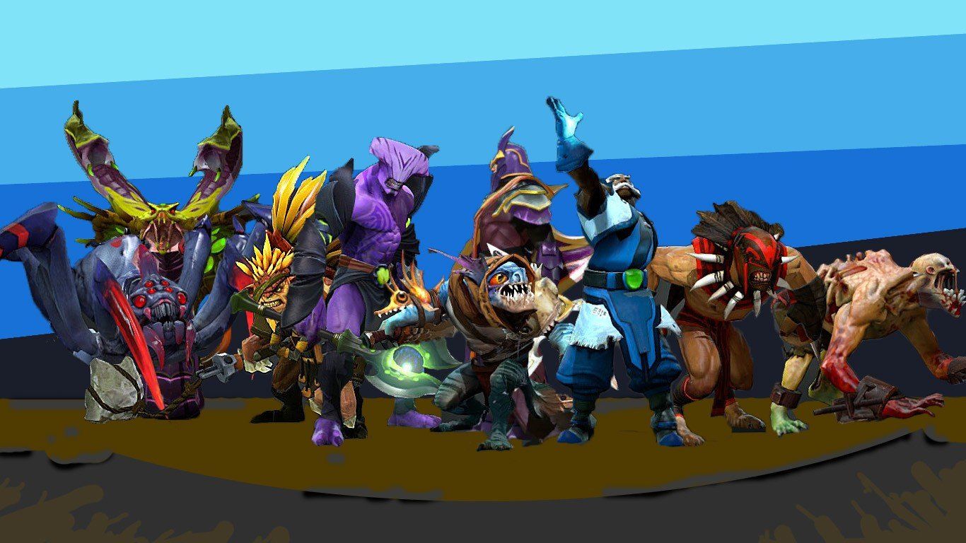 Faceless Void, Dota 2, Steam (software), Slark, Bloodseeker