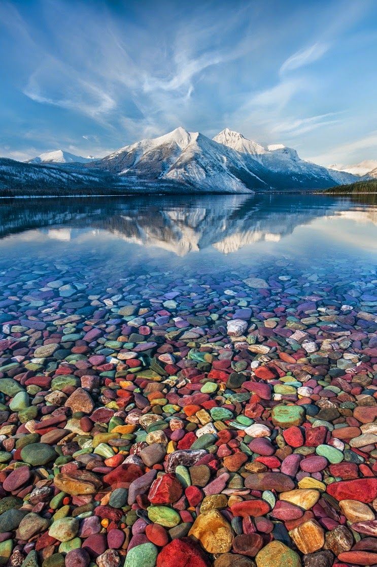 Mcdonald Lake Glacier National Park Wallpapers Wallpaper Cave