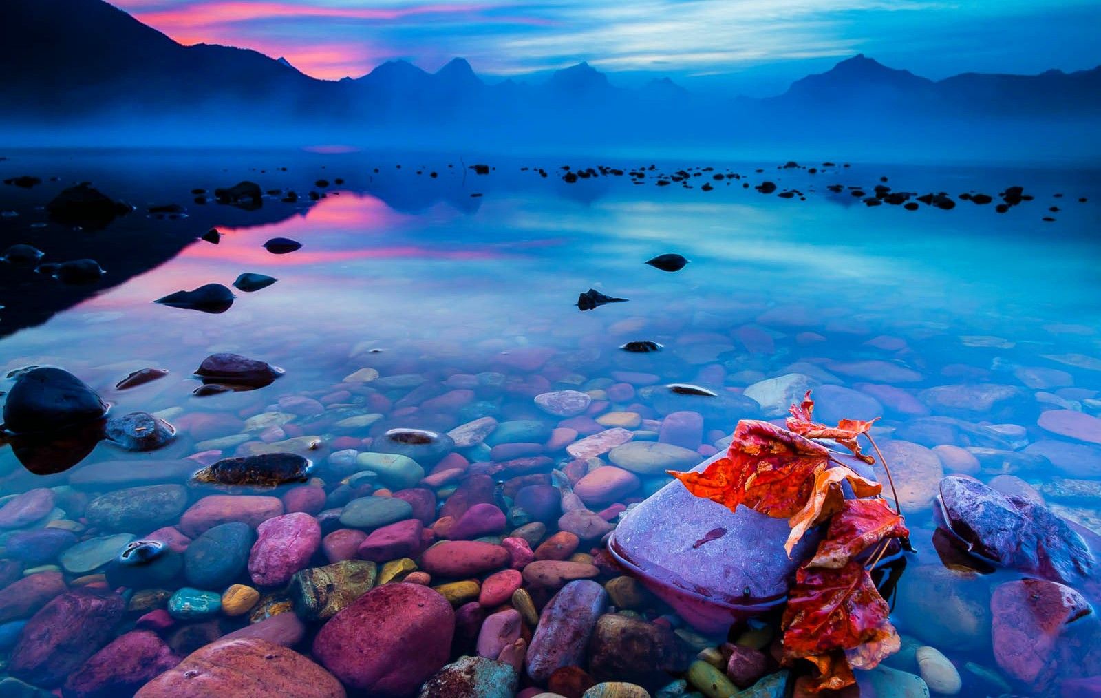 Autumn Sunrise On Lake McDonald Glacier National Park, Montana