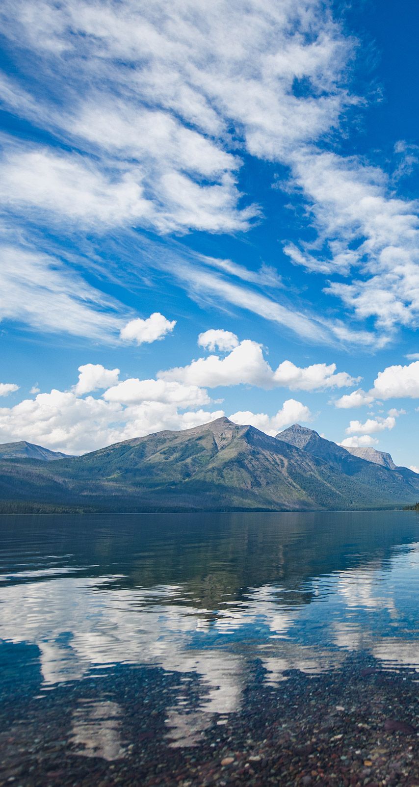 Lake McDonald April 2019 Phone Wallpaper