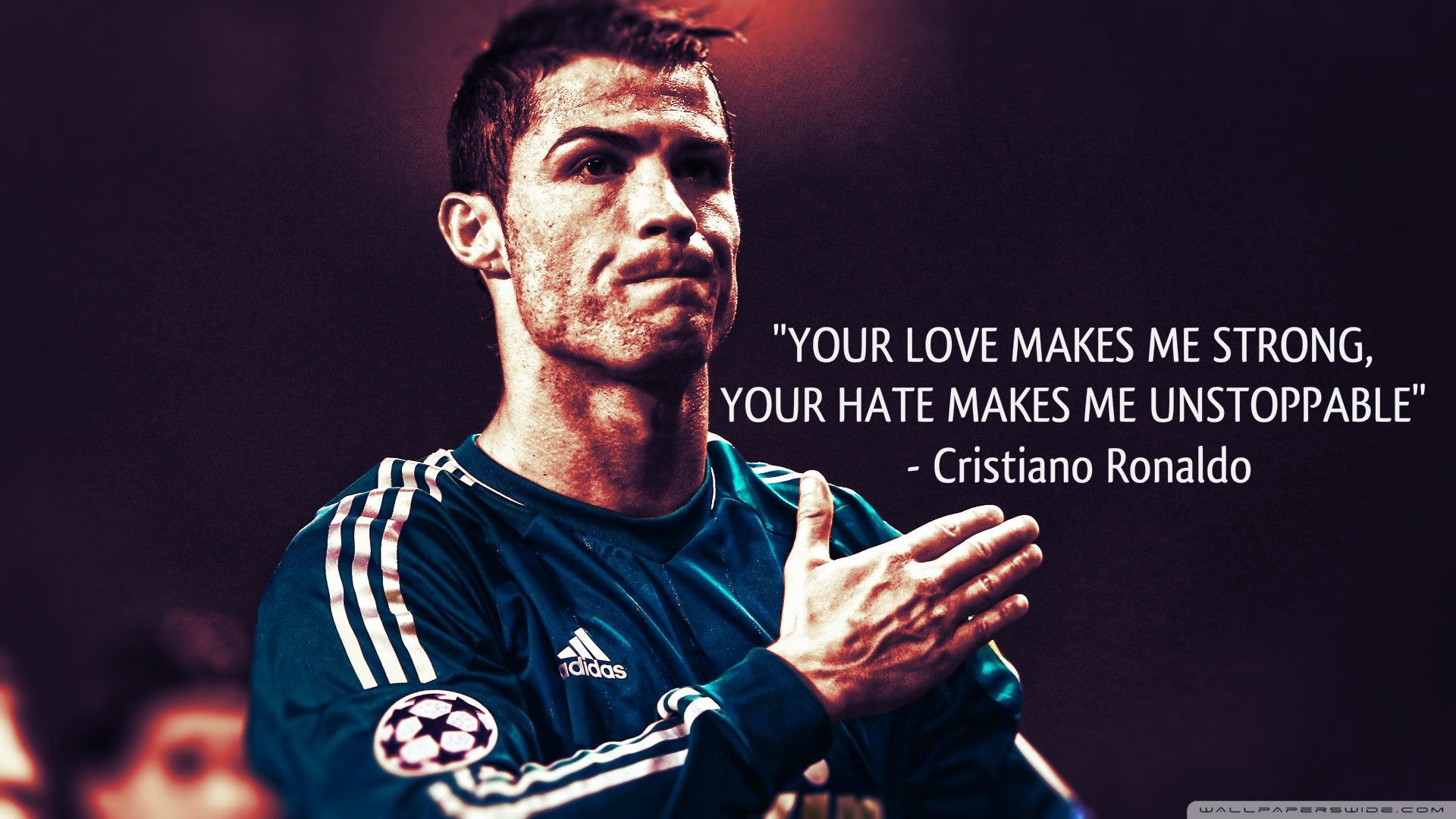 Cristiano Ronaldo Quote Ultra HD Desktop Backgrounds Wallpapers for