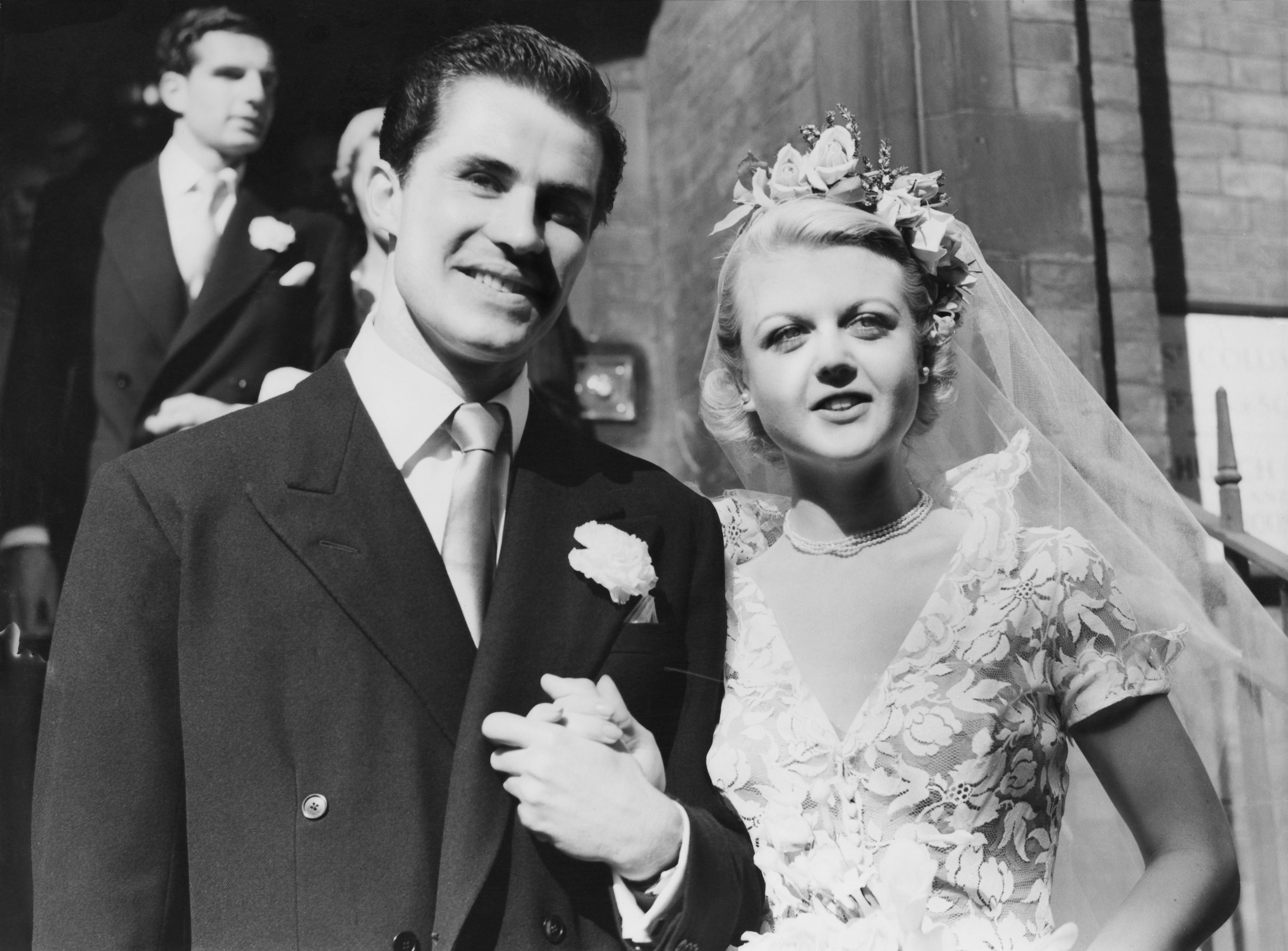 Rare Vintage Photo of Hollywood Legends on Their Wedding Day