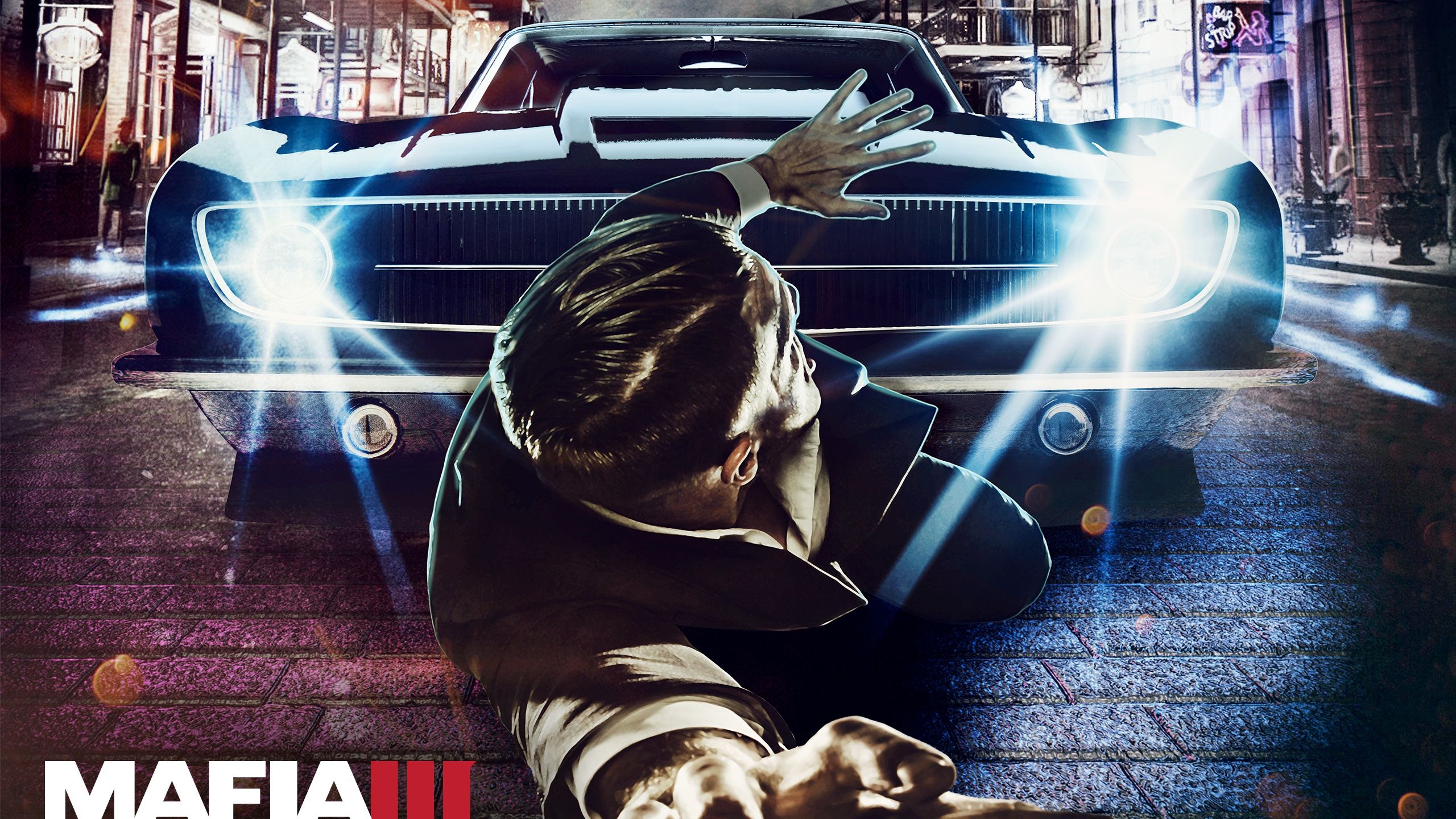Mafia III Mafia Car Attack Wallpaper