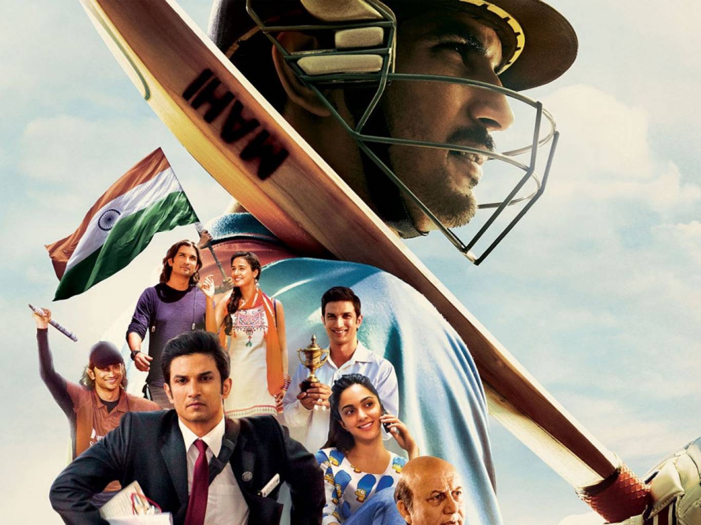 M.S. Dhoni: The Untold Story Movie HD Wallpaper. M.S. Dhoni