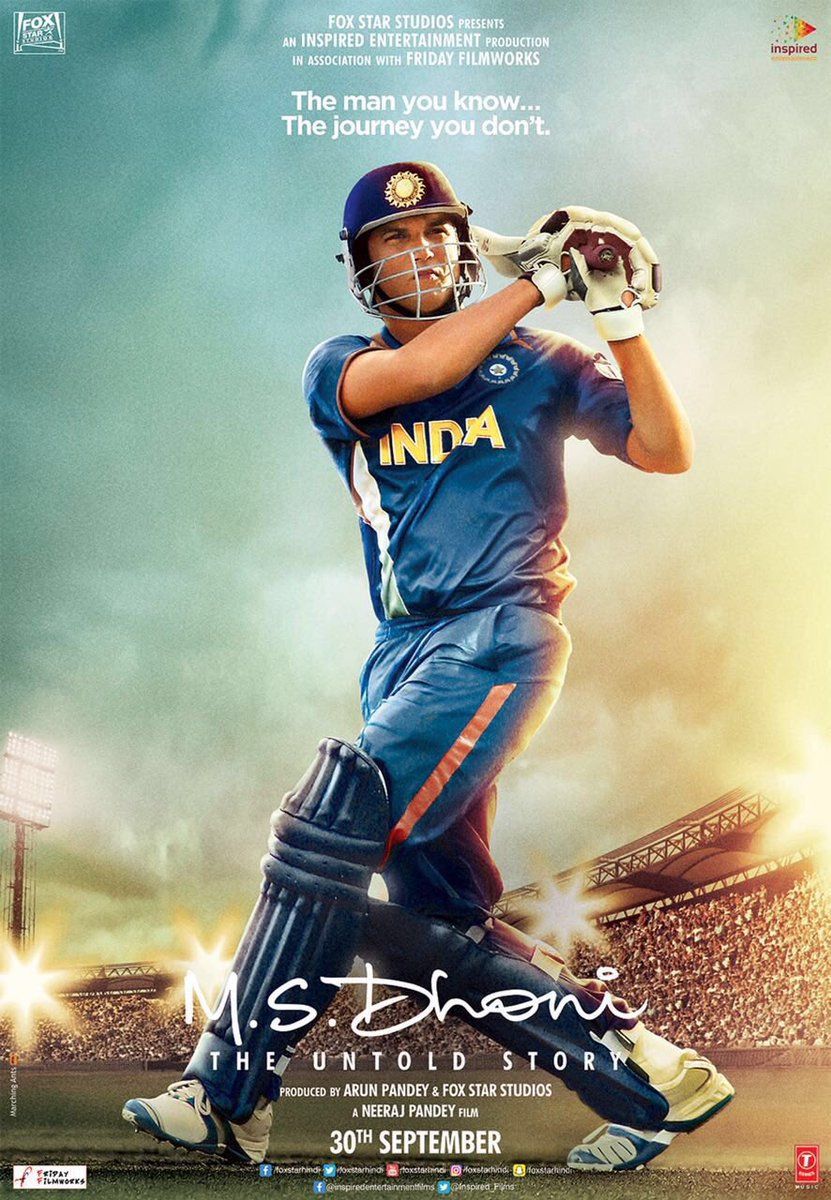 M.S.Dhoni The Untold Story Review. Upcoming Movies Date