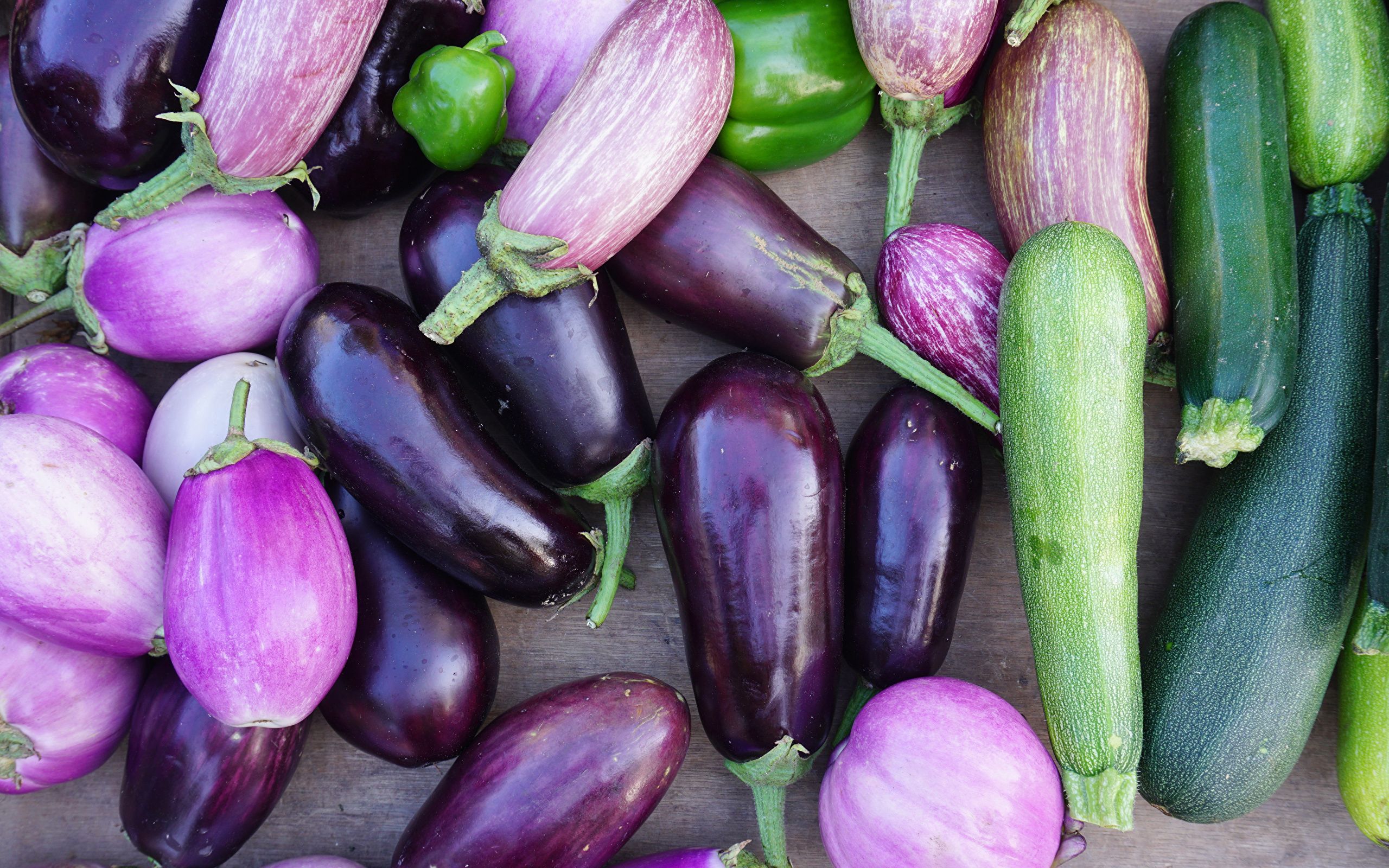 image Food Eggplant Vegetables Closeup 2560x1600