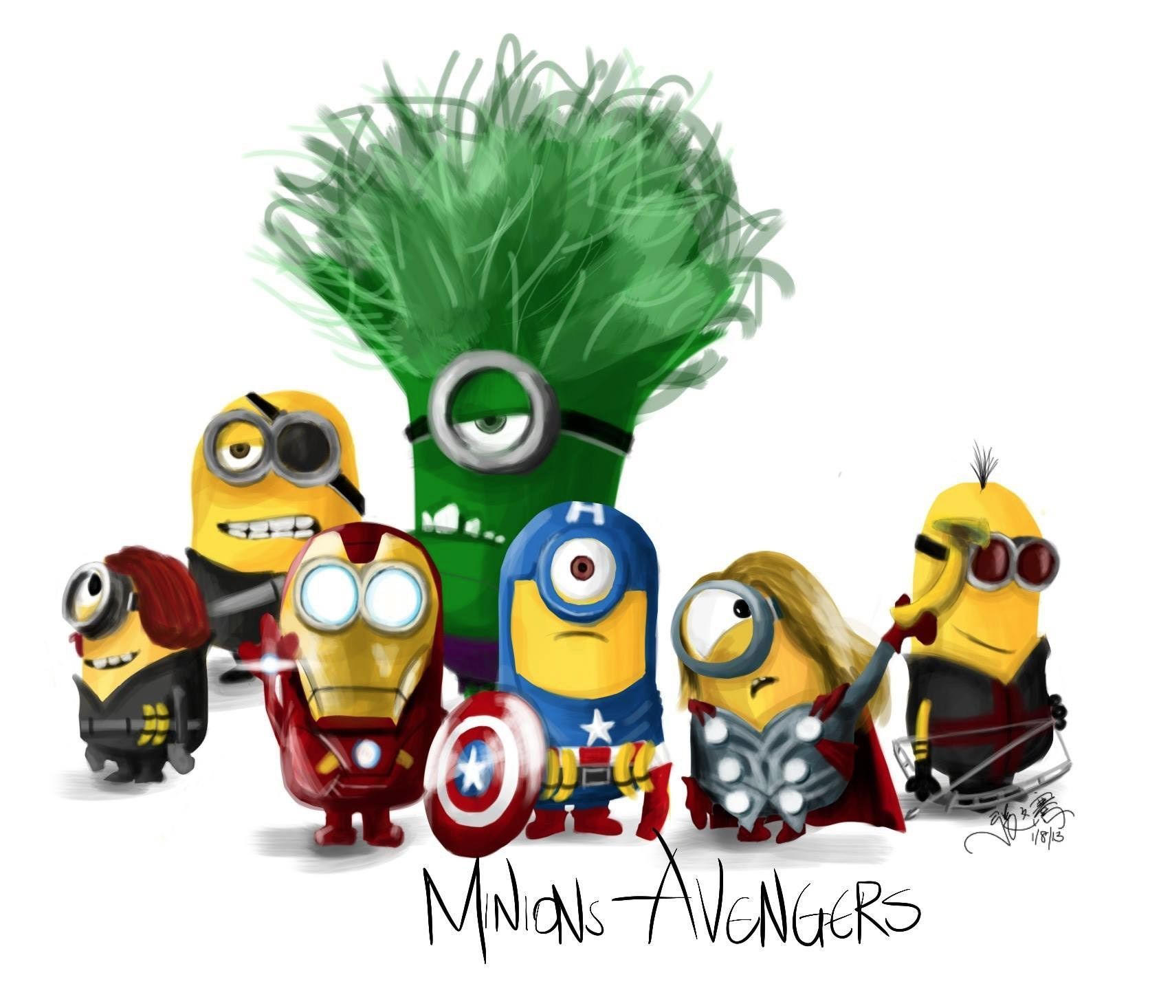 Minion Avengers Wallpaper