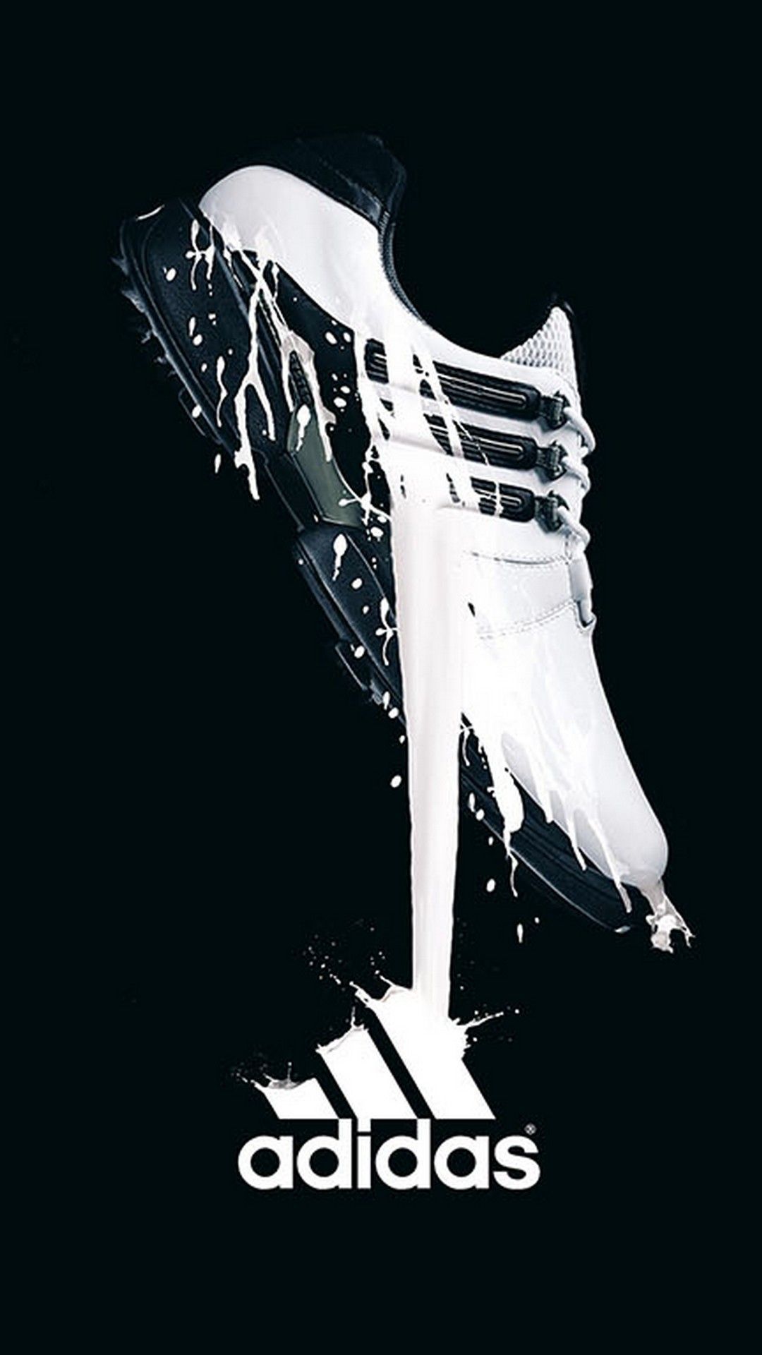Adidas Logo Phone 8 Wallpaper. Adidas advertising, Shoe