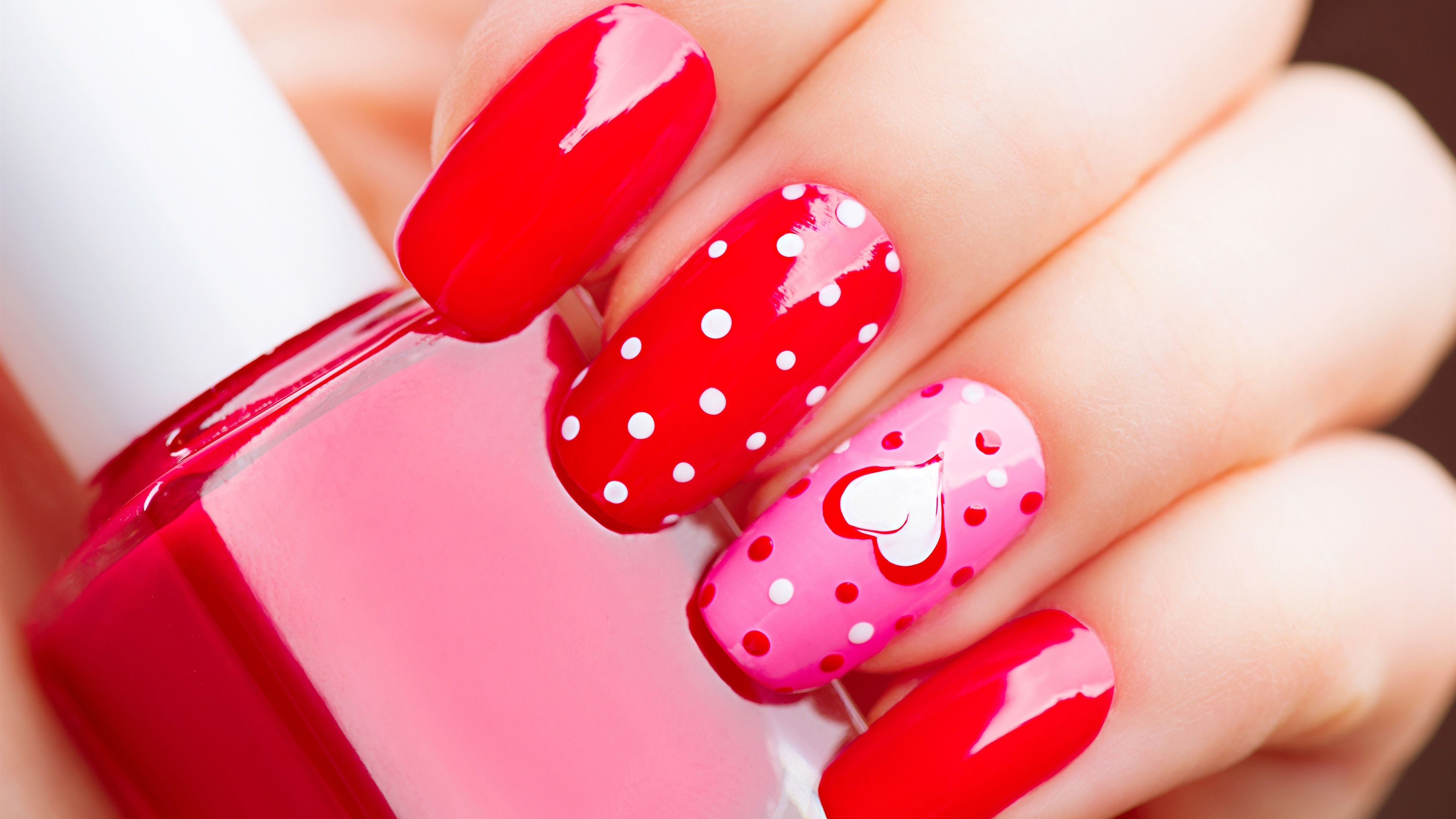 Wallpaper Manicure, fingers, nails, paint 3840x2160 UHD 4K Picture